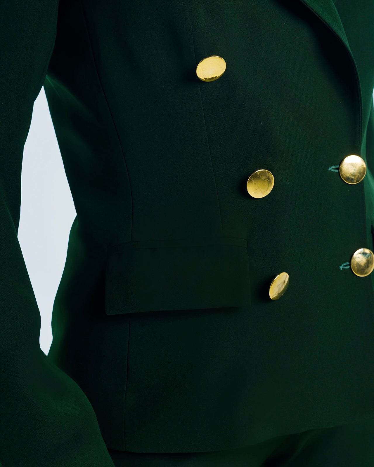 TEXTURED DOUBLE-BREASTED SUIT - MOONMAINS EGY