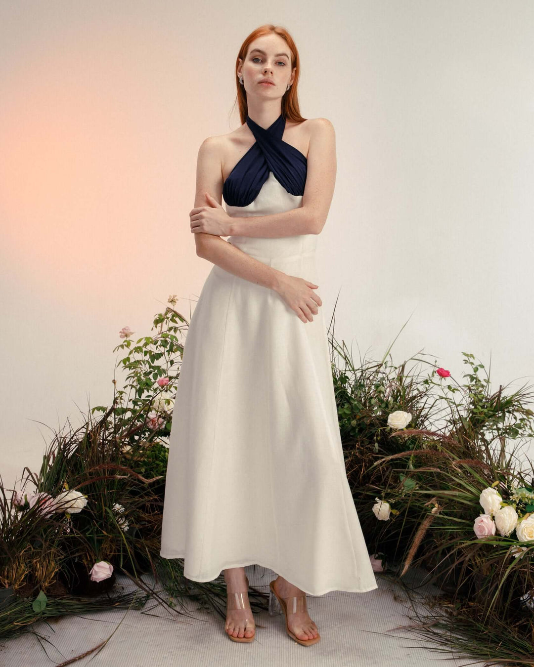 Halter Linen Dress