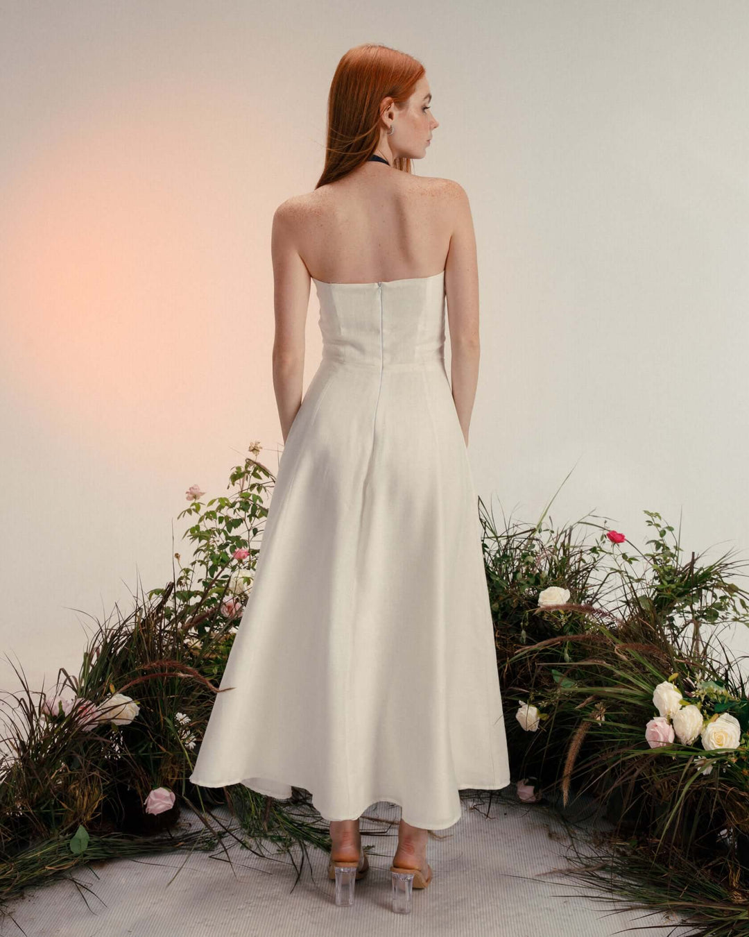 Halter Linen Dress