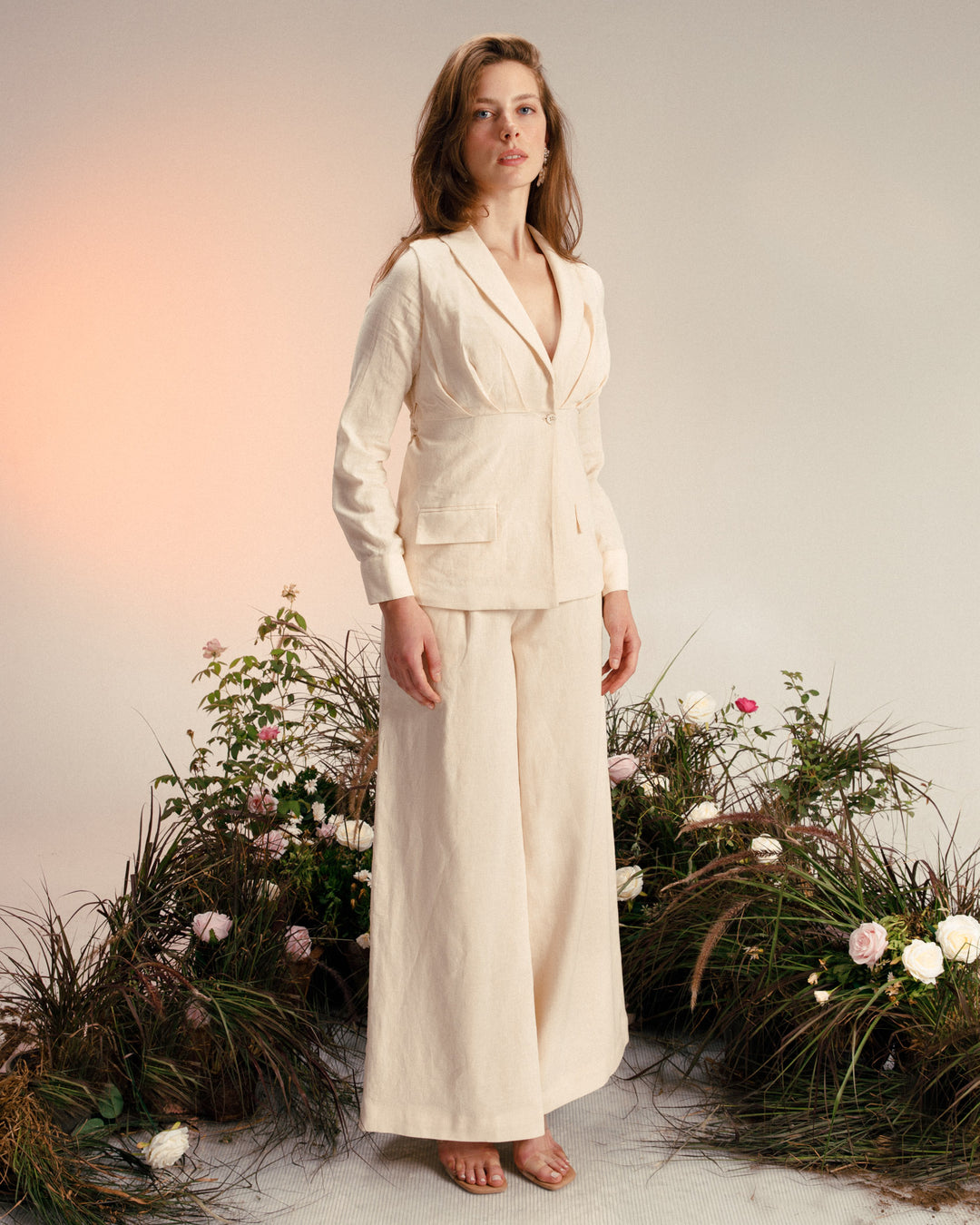 Elegance Tailored Linen Suit