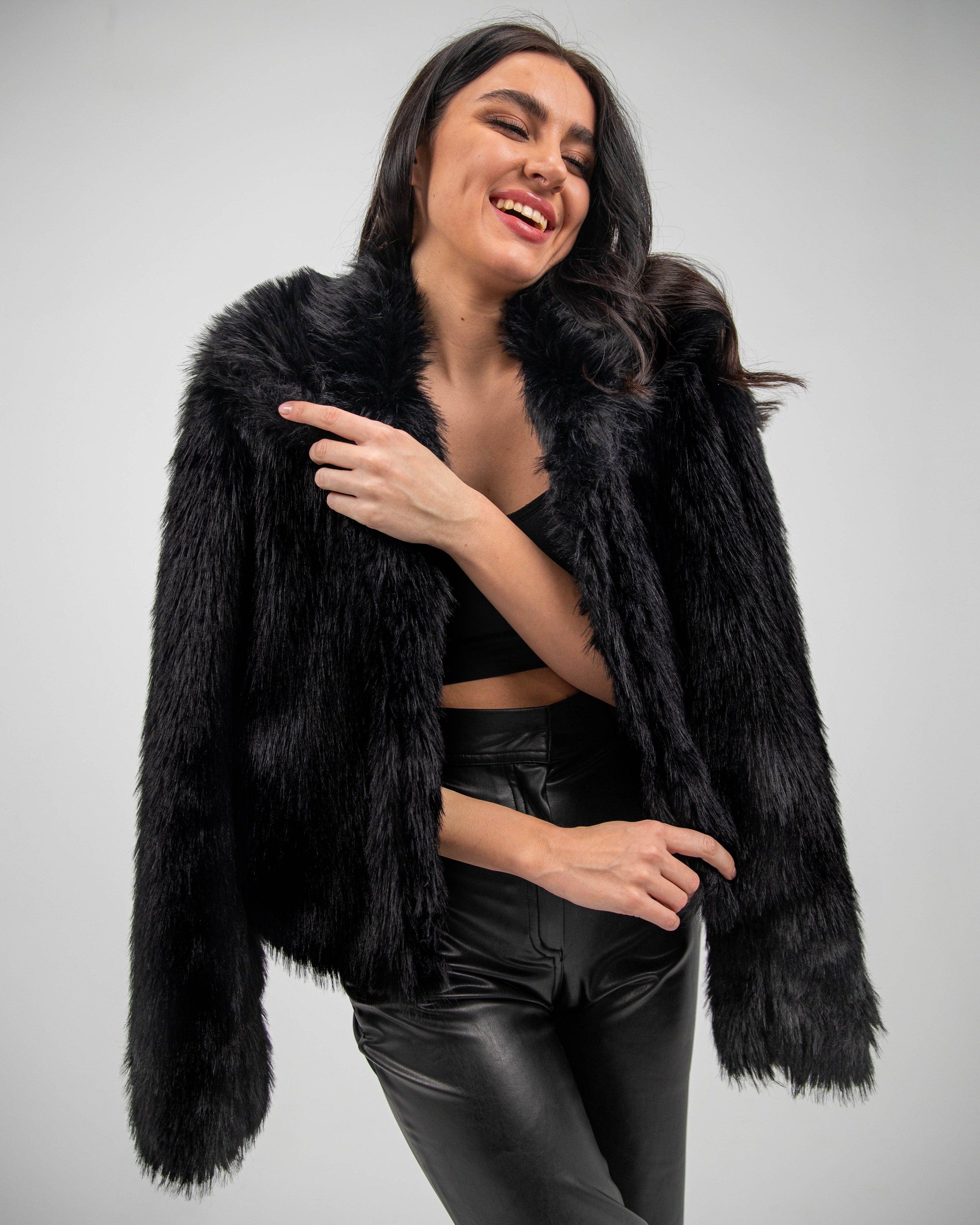 FAUX FUR JACKET - MOONMAINS EGY