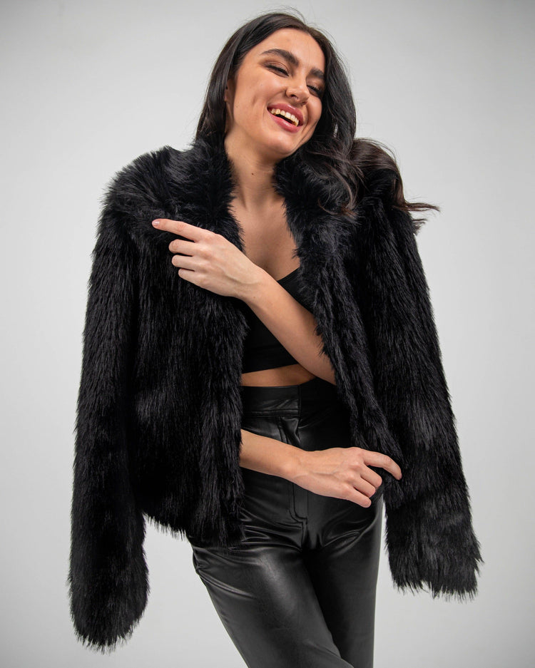 FAUX FUR JACKET - MOONMAINS EGY
