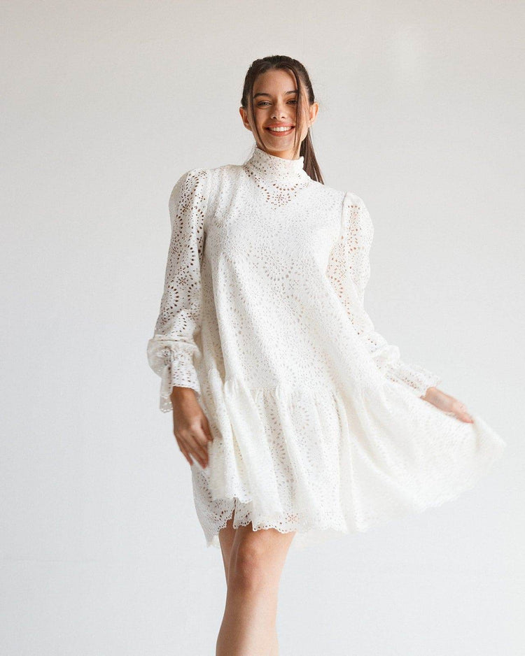 MINI EMBROIDERY DRESS - MOONMAINS EGY
