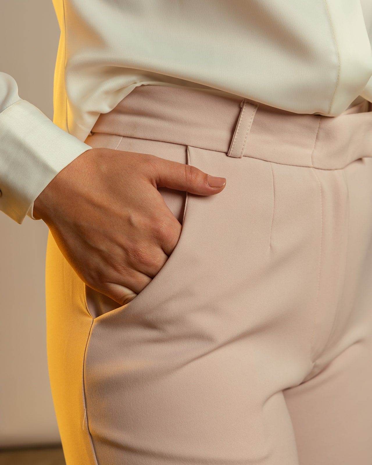 BASIC STRAIGHT FIT TROUSERS - MOONMAINS EGY