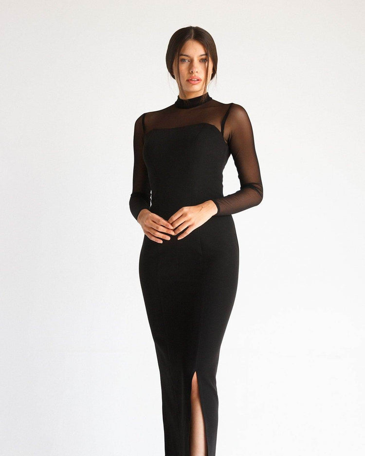 NERIANA TULLE MIDI DRESS - MOONMAINS EGY