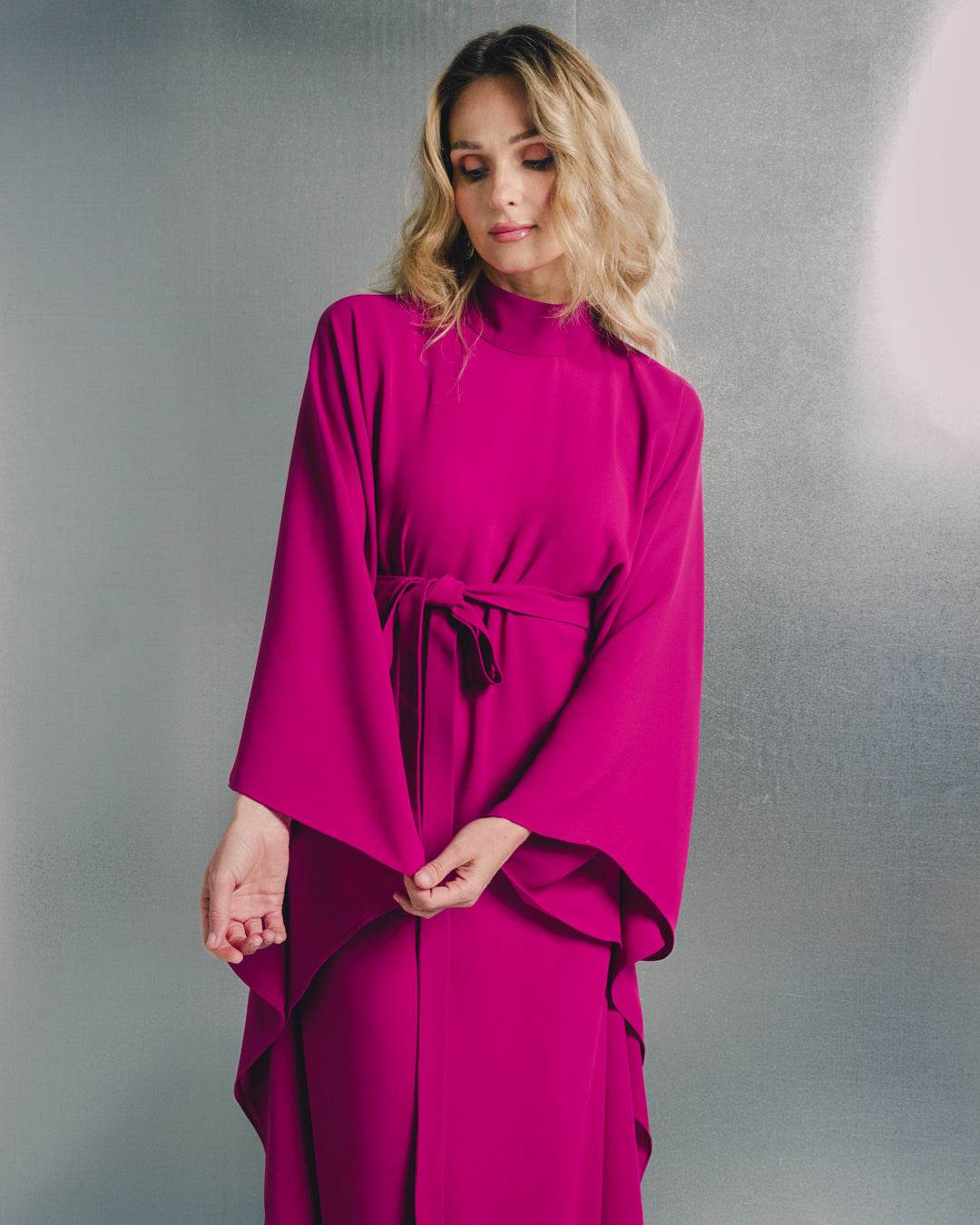 Loria Batwing sleeves dress - MOONMAINS EGY