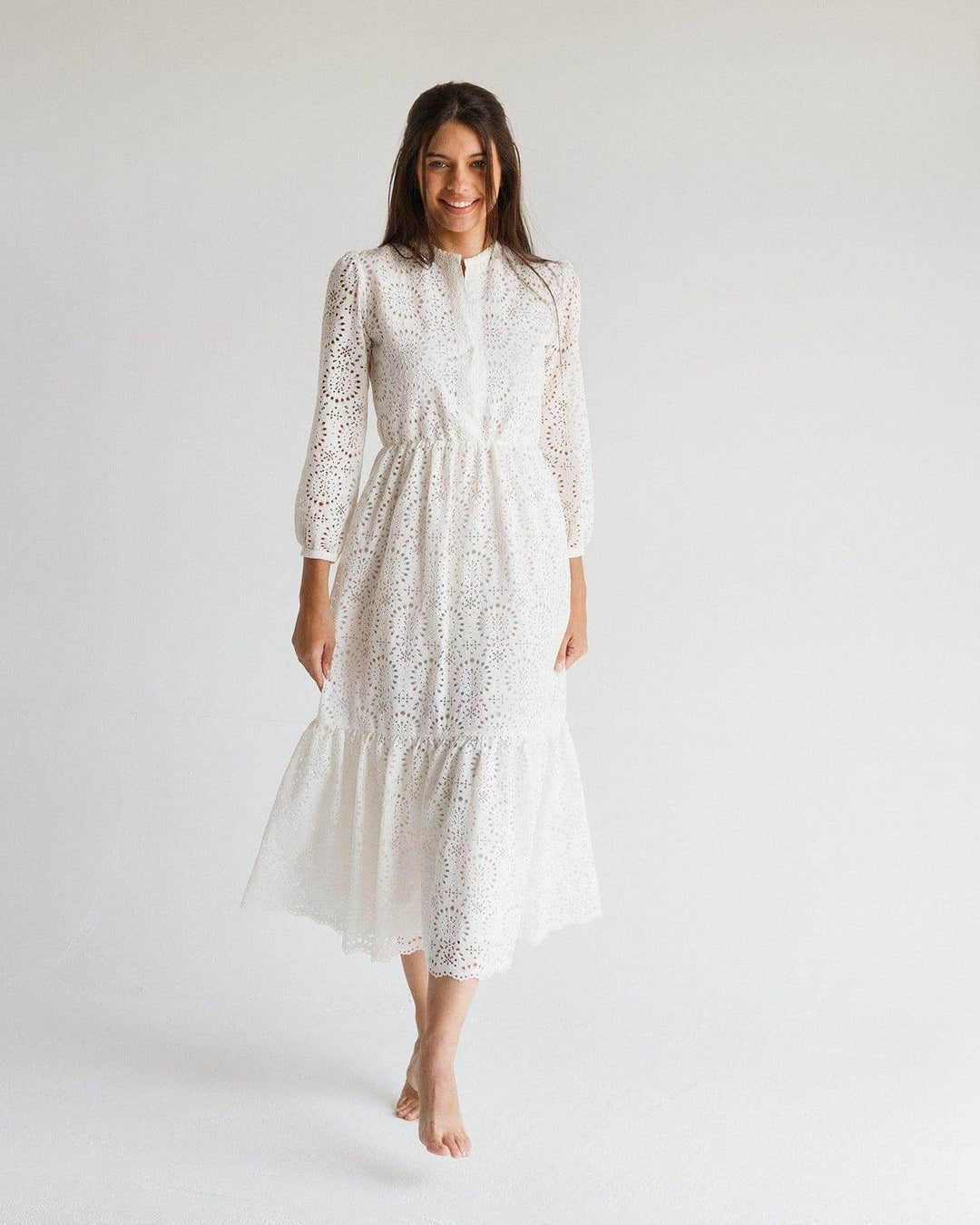 MAXI EMBROIDERY DRESS - MOONMAINS EGY