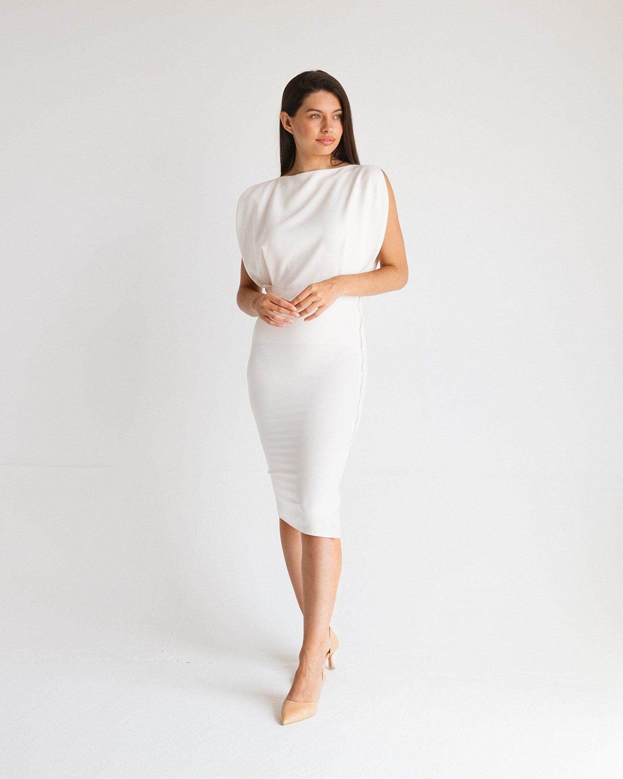 BUTTERFLY ZIP-DETAIL MINIDRESS - MOONMAINS EGY