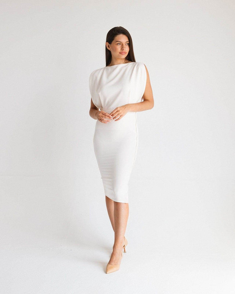 BUTTERFLY ZIP-DETAIL MINIDRESS - MOONMAINS EGY