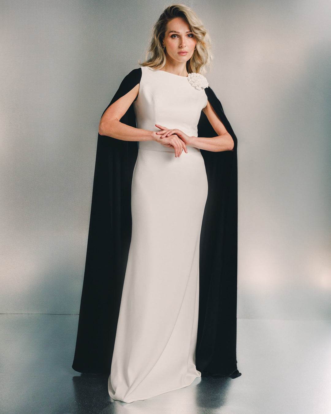 SERA CAPE MAXI DRESS - MOONMAINS EGY