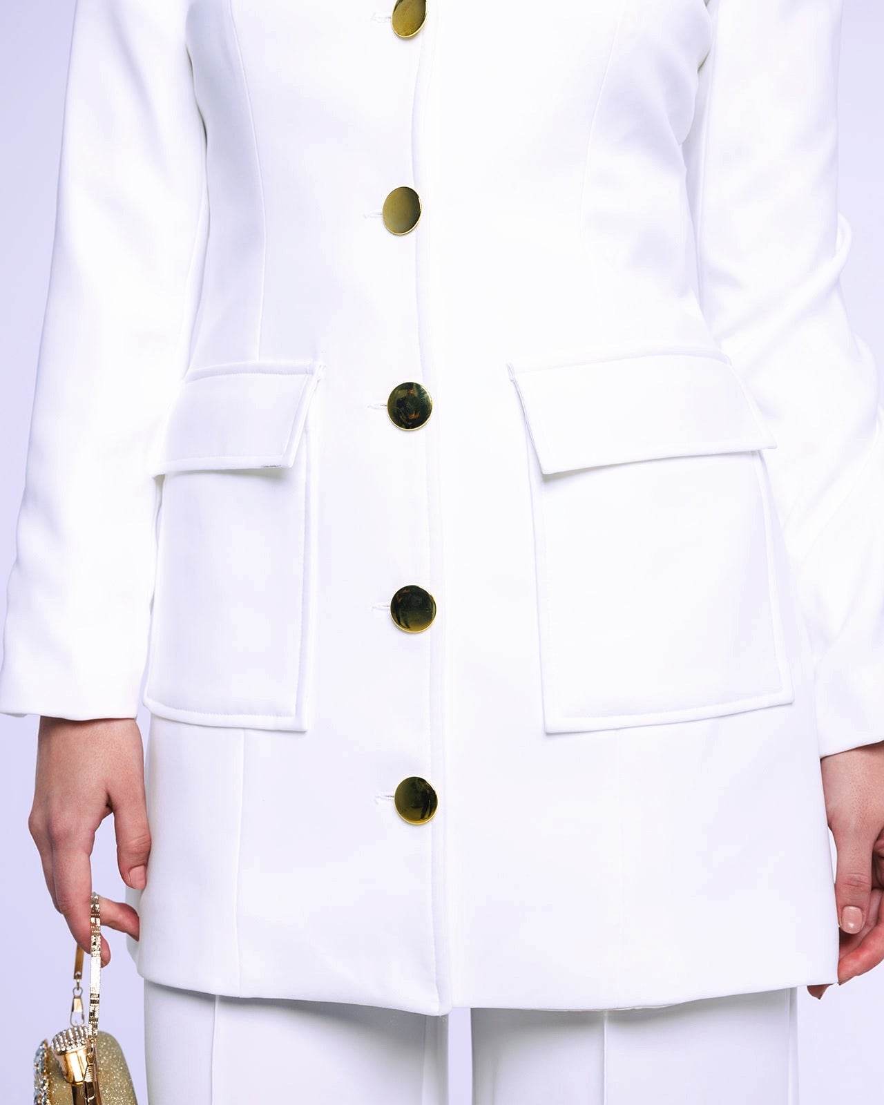 SPANISH BELTED BLAZER - MOONMAINS EGY