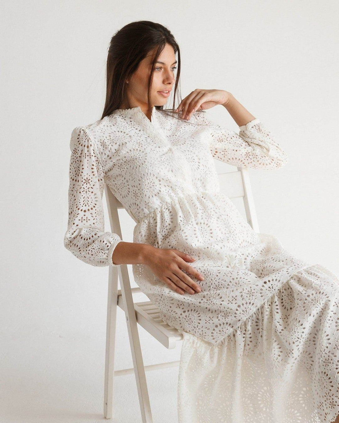 MAXI EMBROIDERY DRESS - MOONMAINS EGY