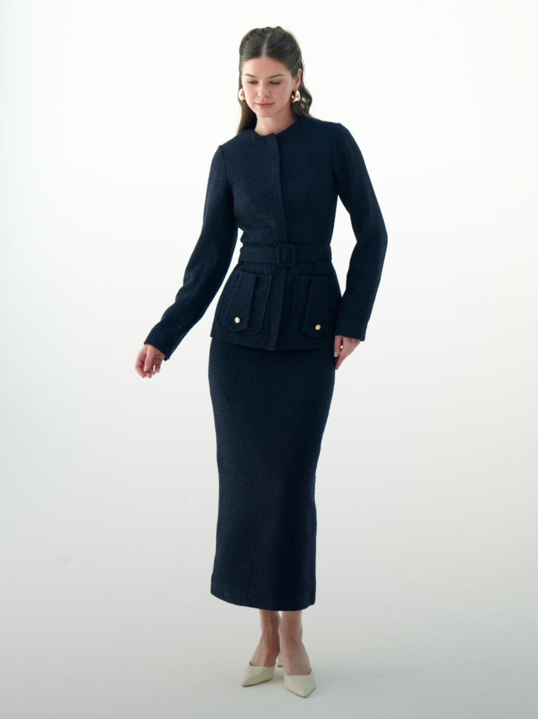 Moonlit Tweed Suit