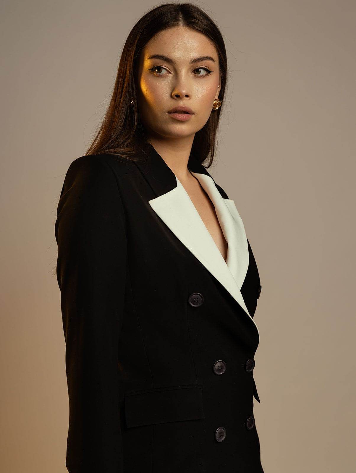 TAILORED DOUBLE BREASTED BLAZER - MOONMAINS EGY