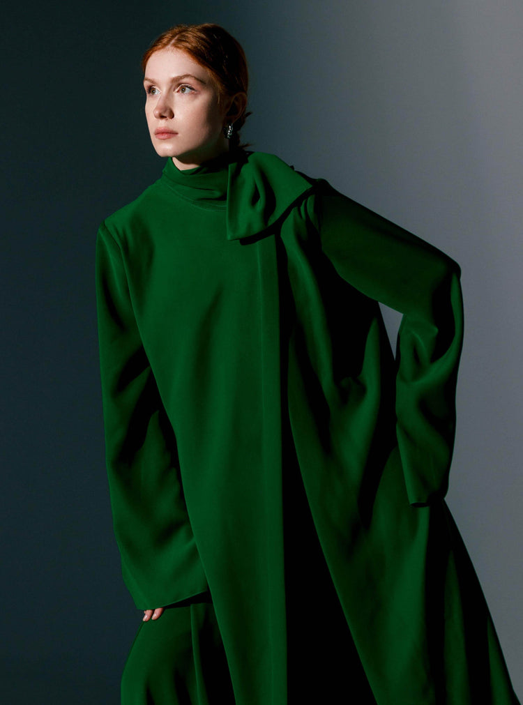 Dallie CREPE SILK GOWN - MOONMAINS EGY