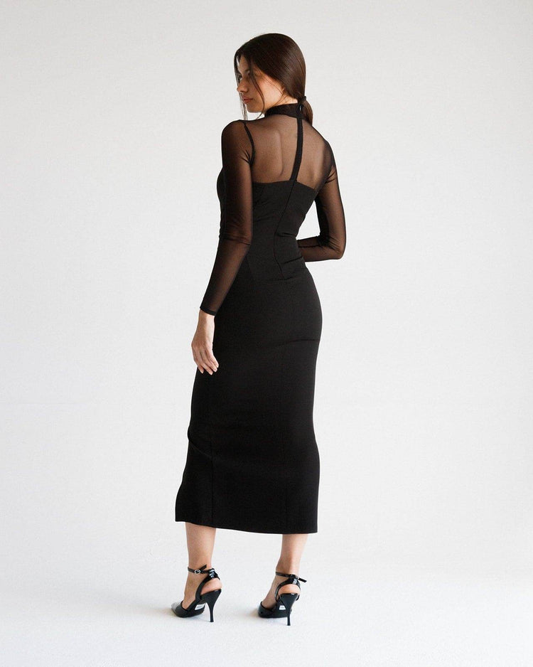 NERIANA TULLE MIDI DRESS - MOONMAINS EGY