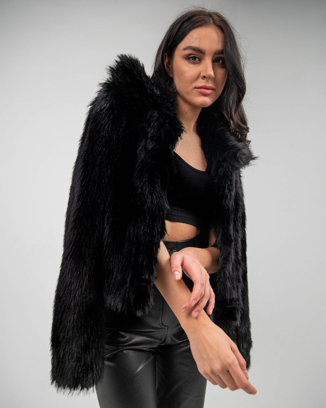 FAUX FUR JACKET - MOONMAINS EGY