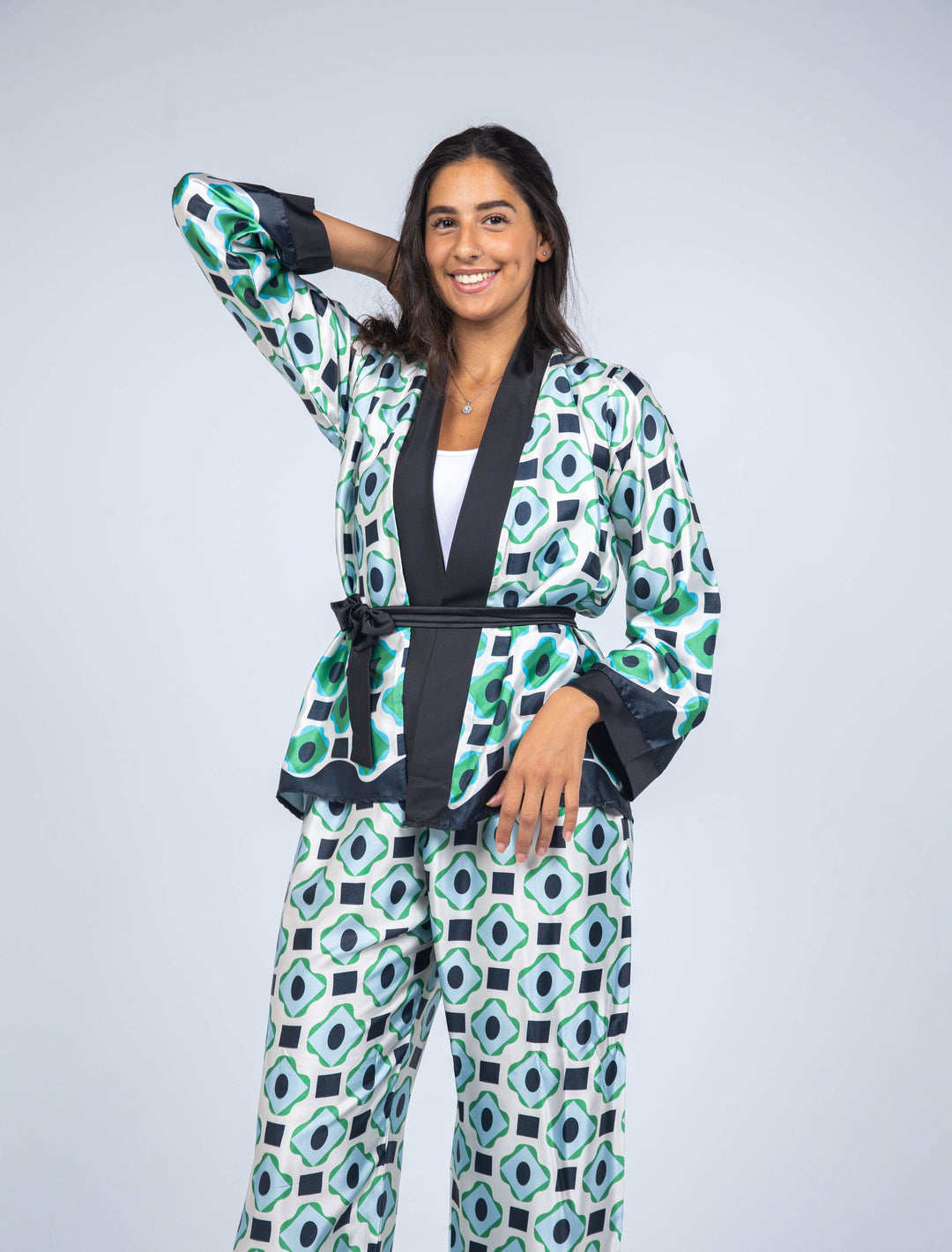 FAUX FUR COLLAR COAT WITH BELT - MOONMAINS EGY