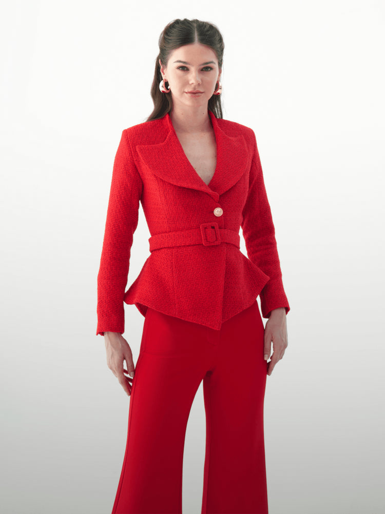 Tweed and Crepe suit - MOONMAINS EGY