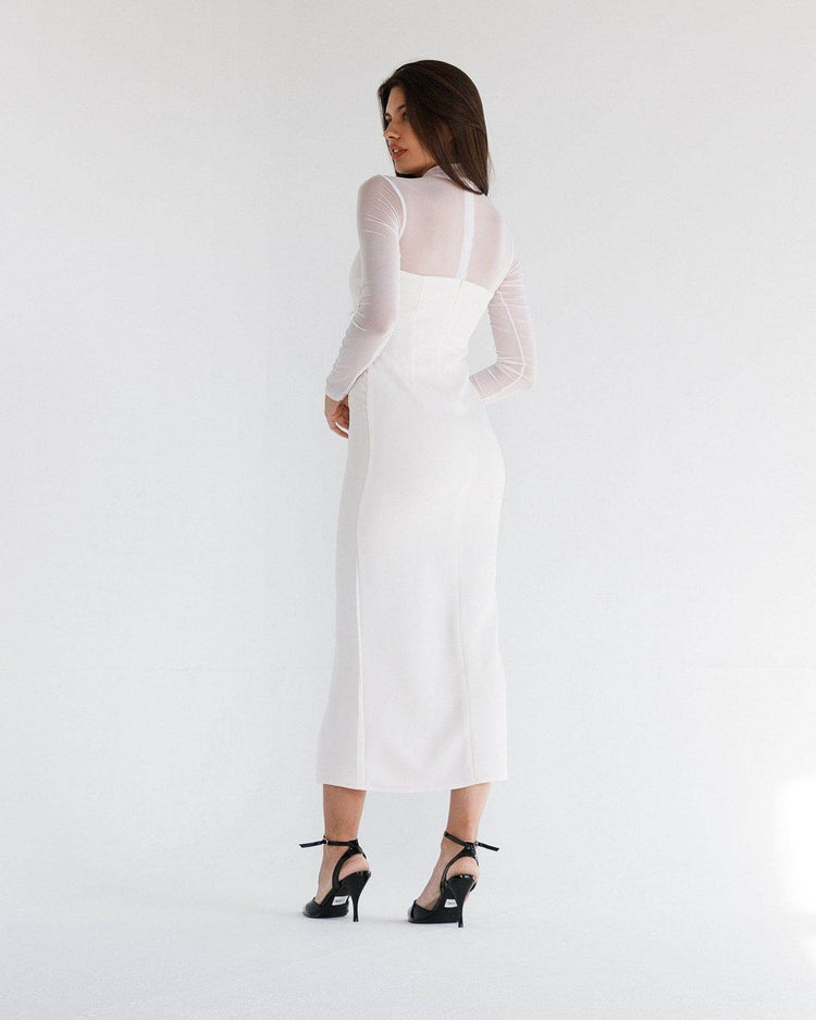NERIANA TULLE MIDI DRESS - MOONMAINS EGY