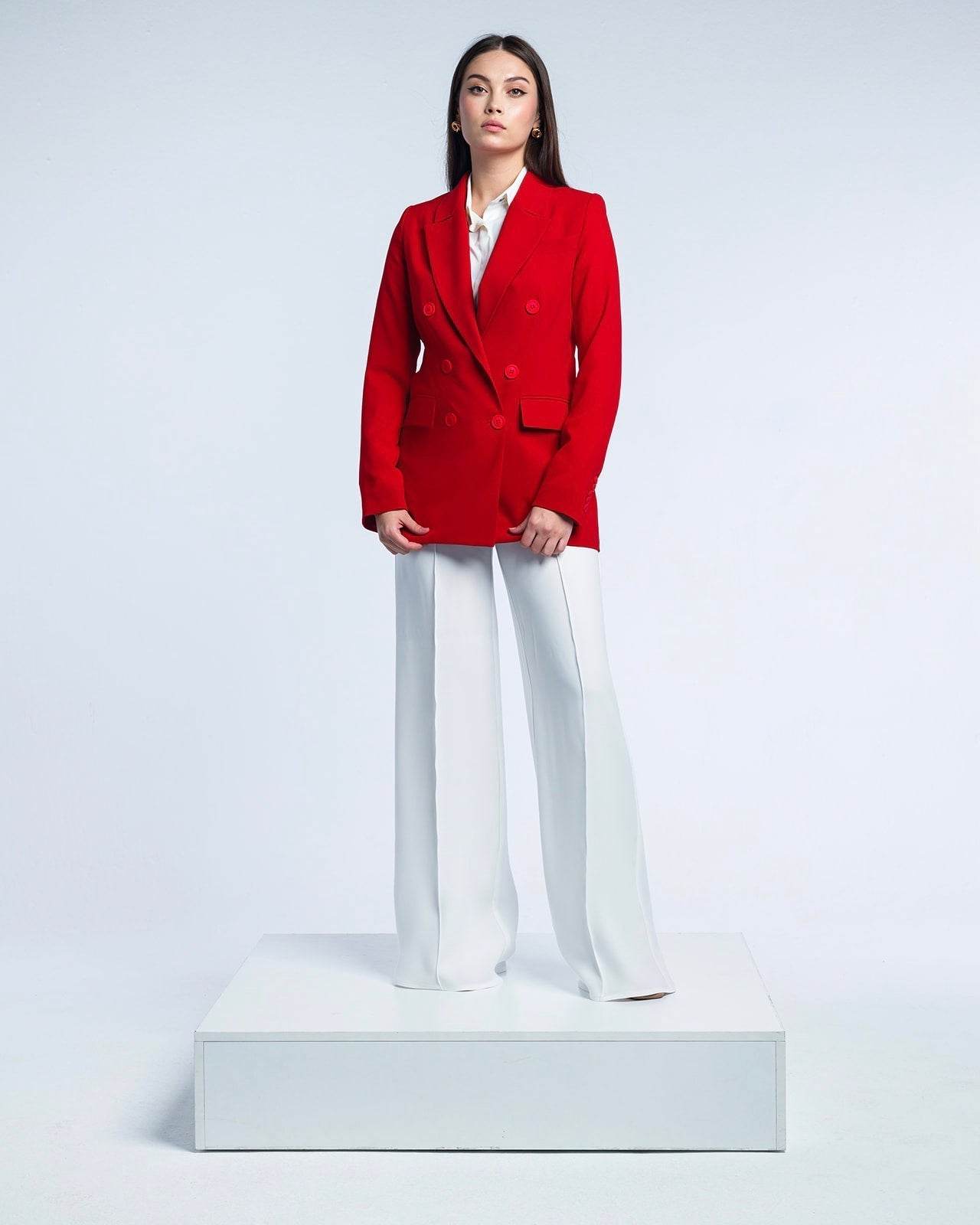 DOUBLE BREASTED BLAZER - MOONMAINS EGY