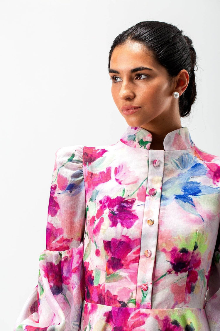 Odessa long sleeves Mini Dress - MOONMAINS EGY