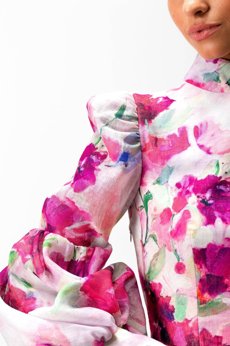 Odessa long sleeves Mini Dress - MOONMAINS EGY