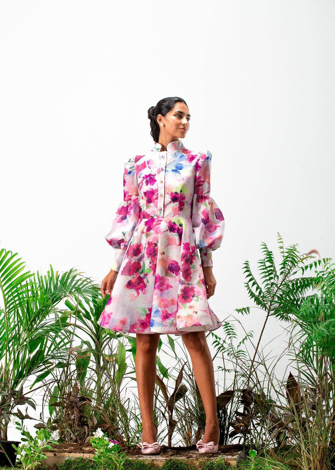 Odessa long sleeves Mini Dress - MOONMAINS EGY