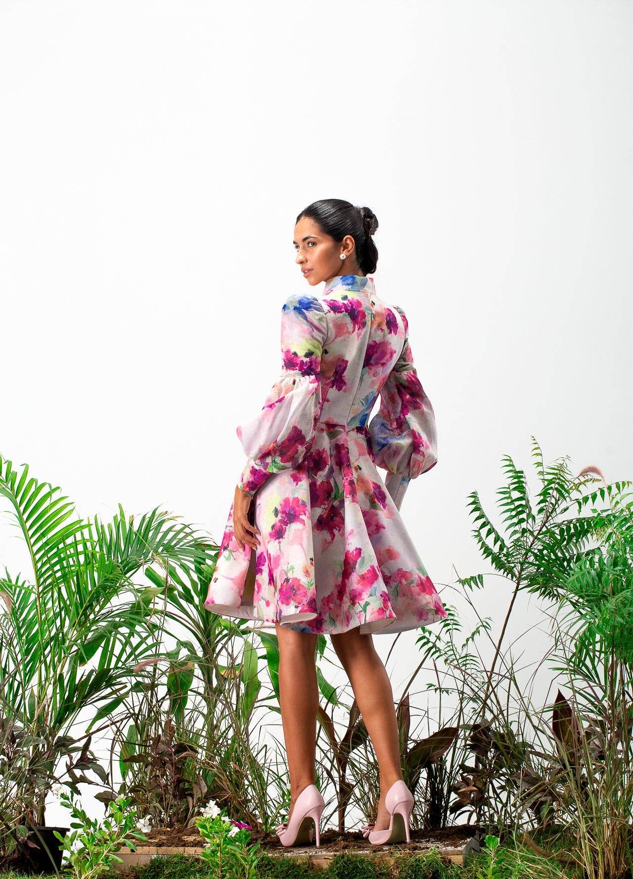 Odessa long sleeves Mini Dress - MOONMAINS EGY