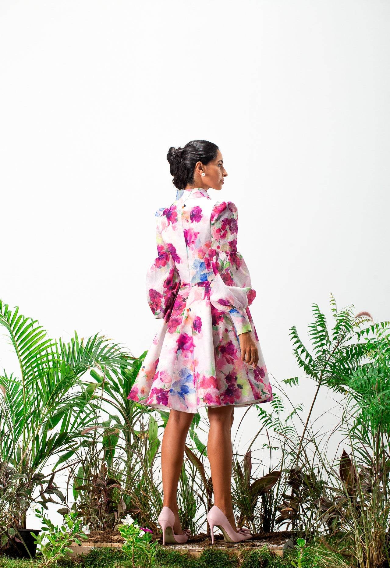 Odessa long sleeves Mini Dress - MOONMAINS EGY