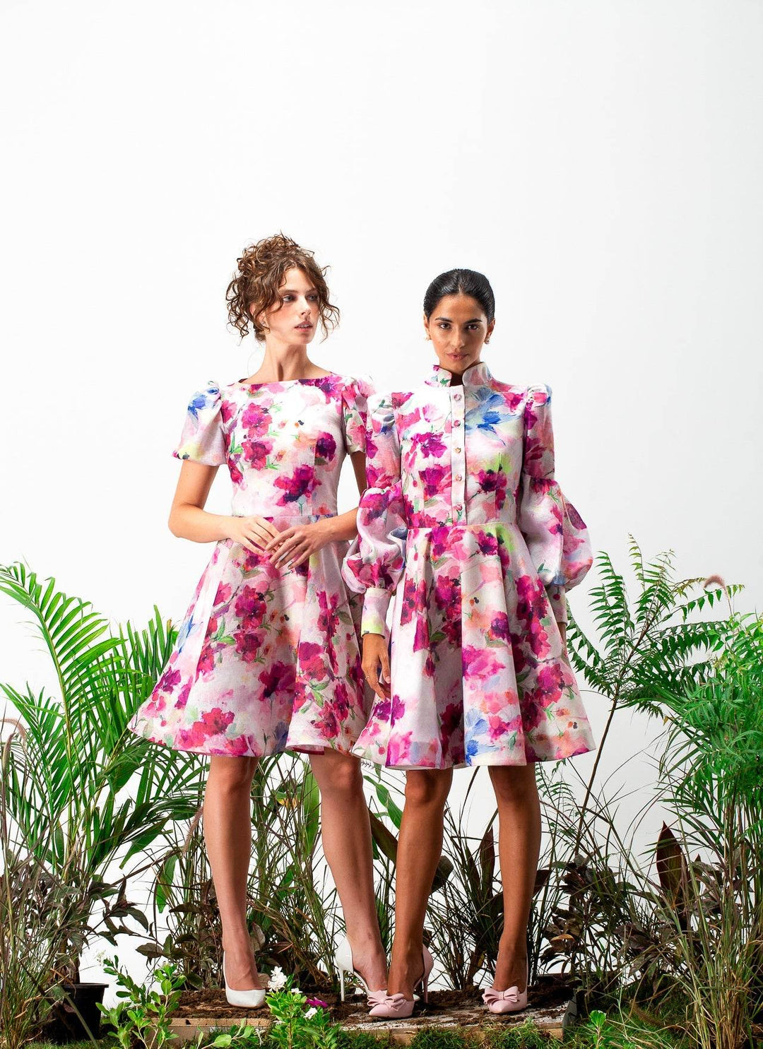 Odessa long sleeves Mini Dress - MOONMAINS EGY