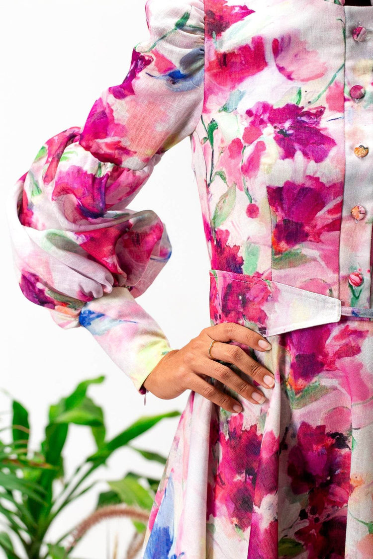 Odessa long sleeves Mini Dress - MOONMAINS EGY