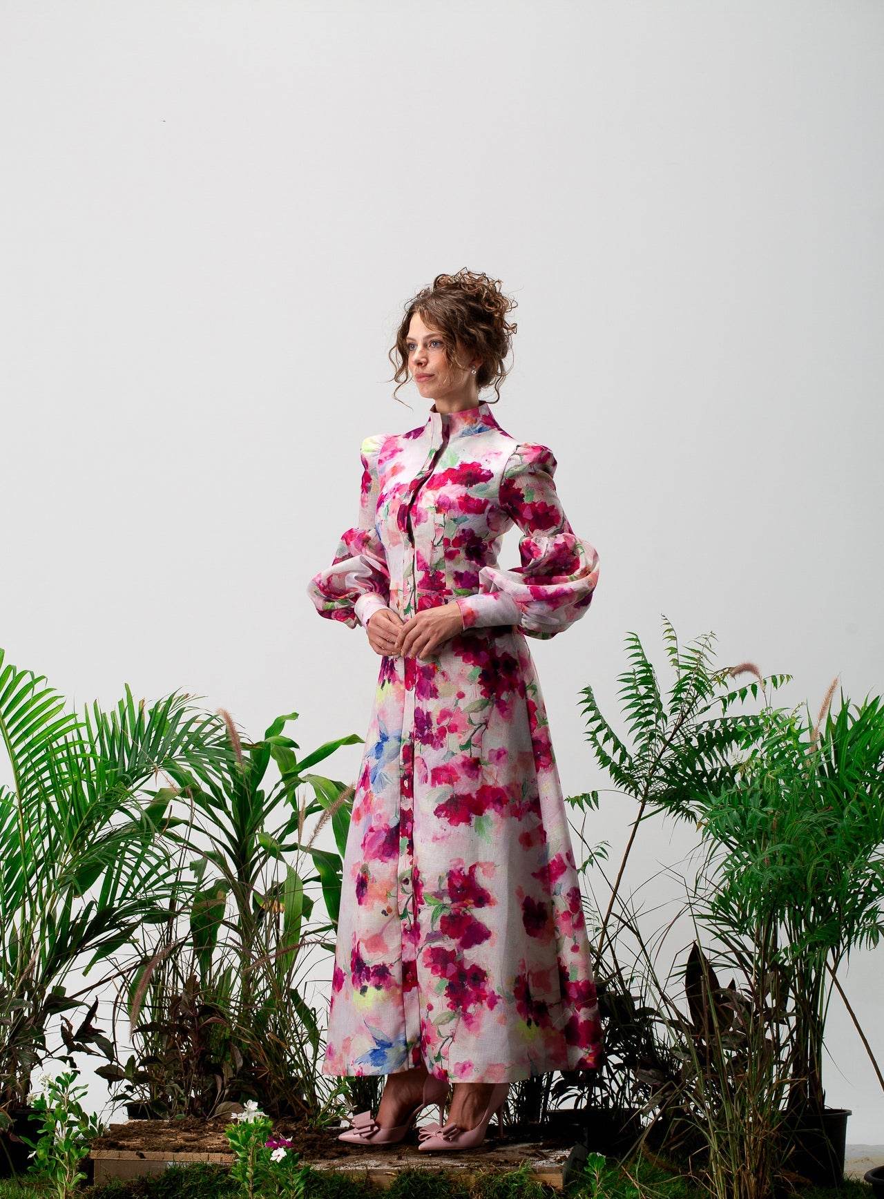 Odessa Long Sleeves Maxi Dress - MOONMAINS EGY