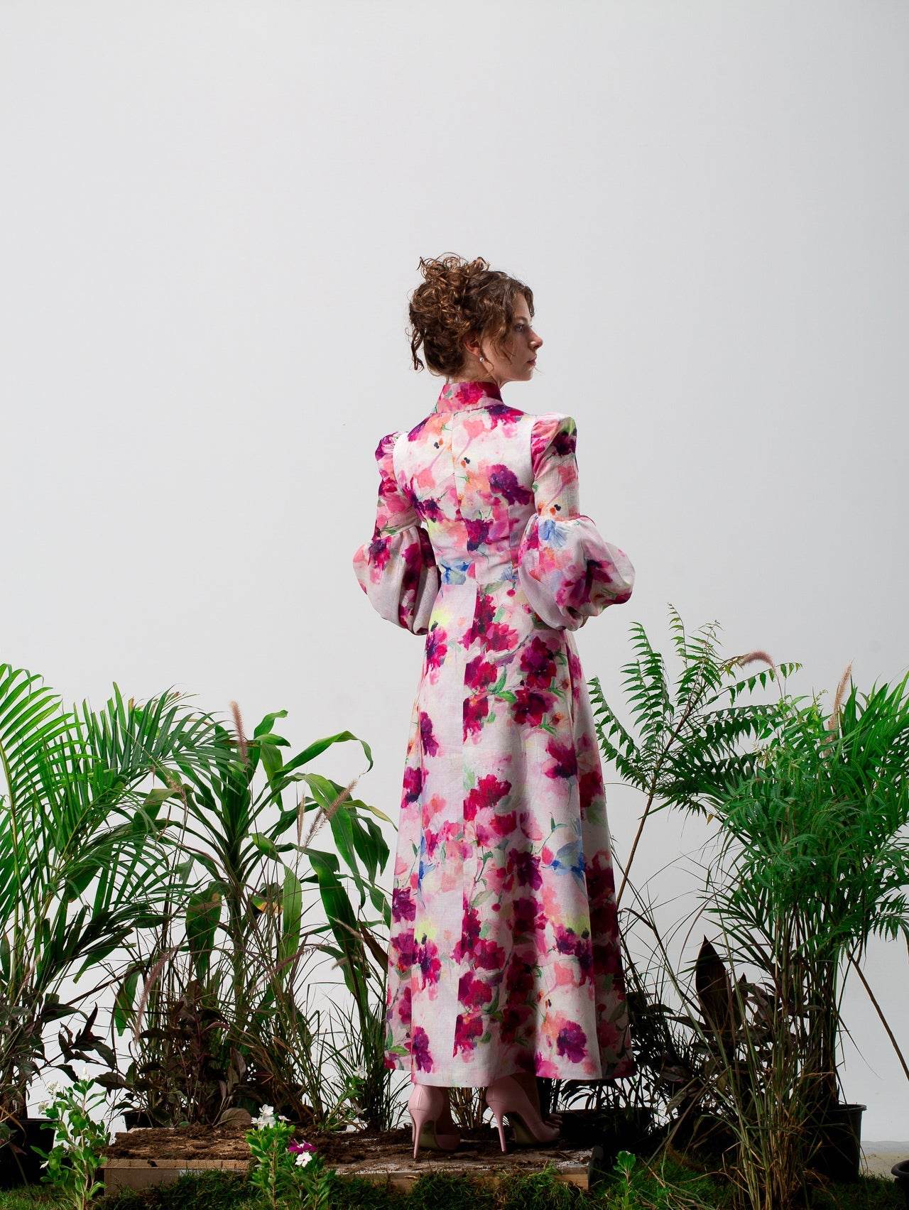 Odessa Long Sleeves Maxi Dress - MOONMAINS EGY