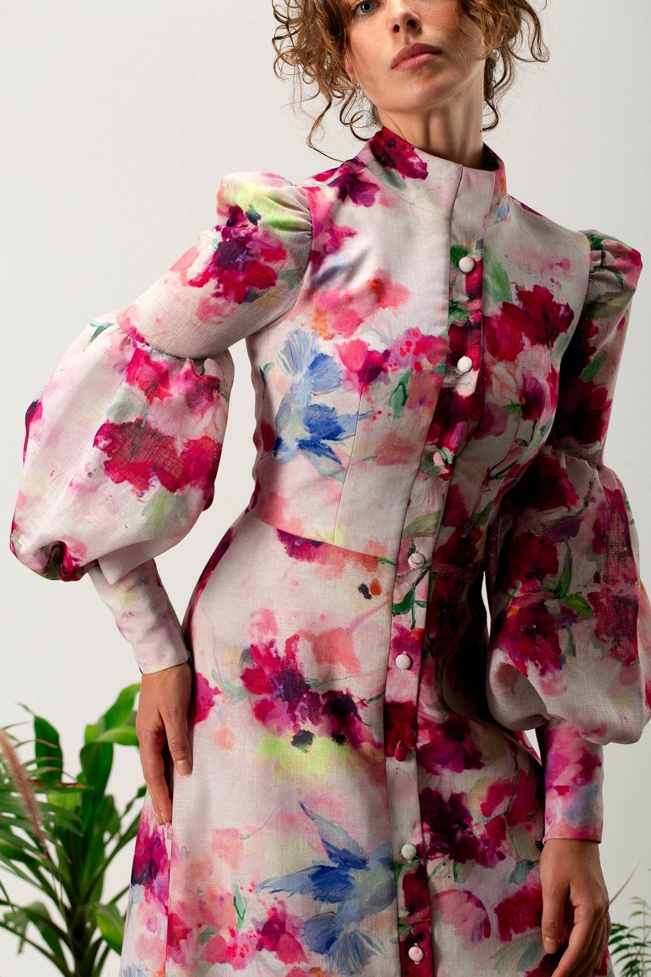 Odessa Long Sleeves Maxi Dress - MOONMAINS EGY