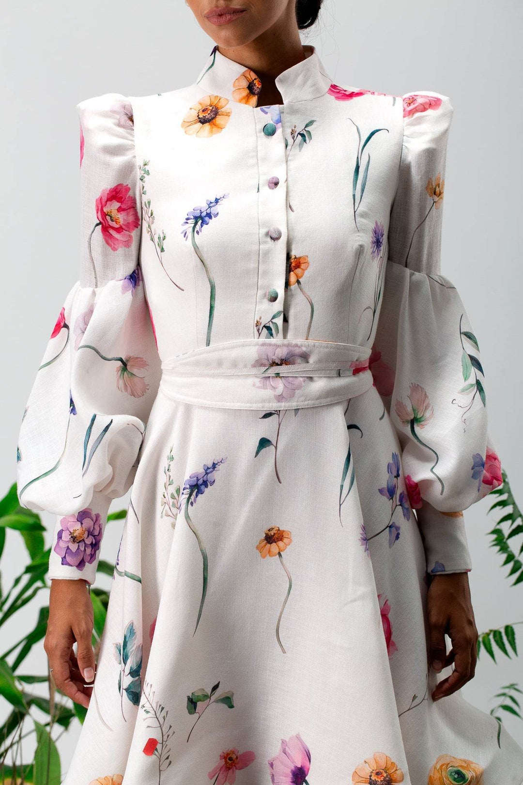 Blooming Meadow Longsleeves mini Dress - MOONMAINS EGY