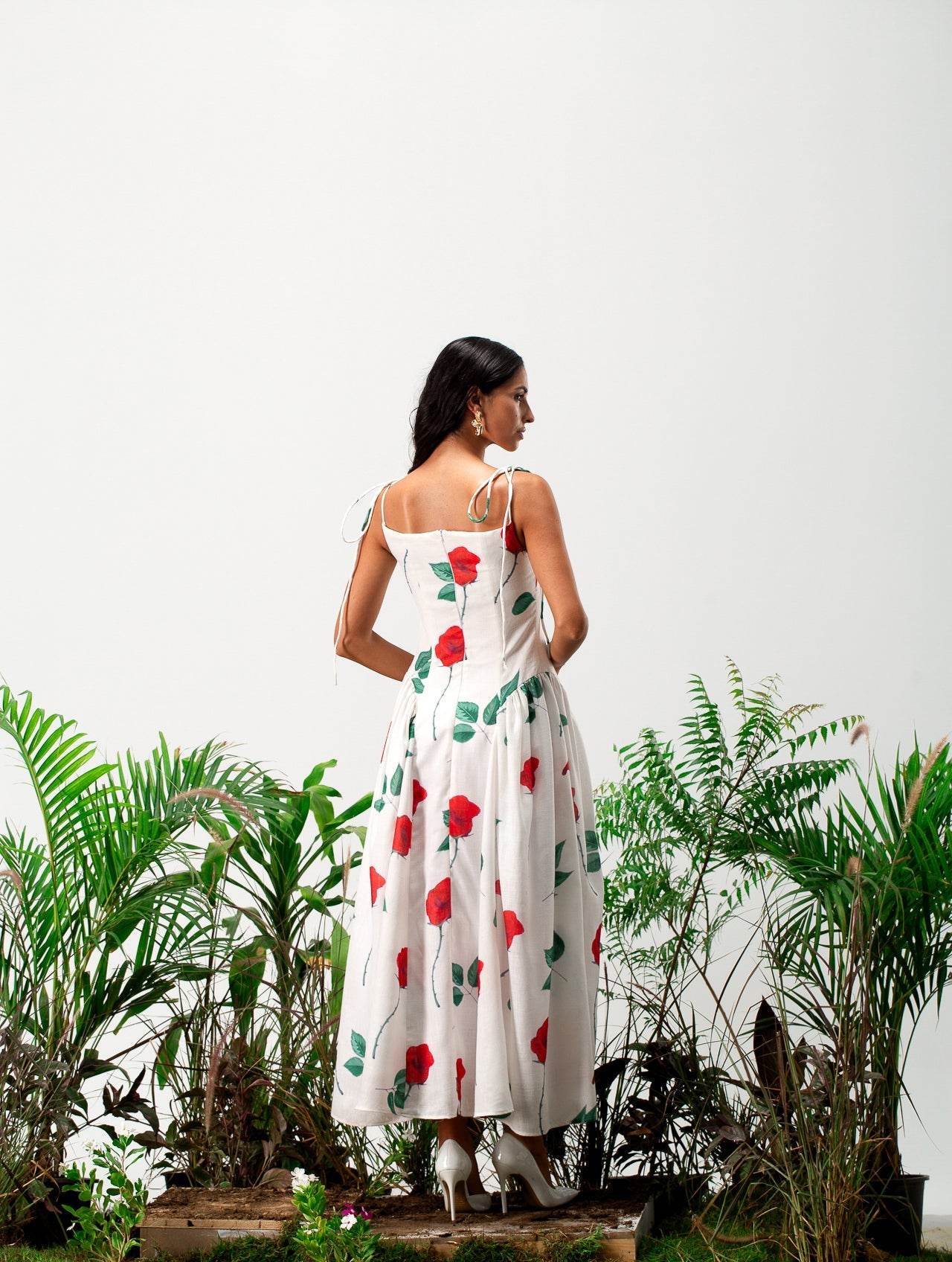 Bright floral Maxi dress - MOONMAINS EGY