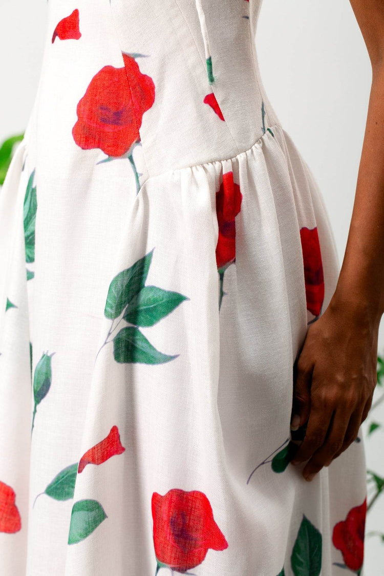 Bright floral Maxi dress - MOONMAINS EGY