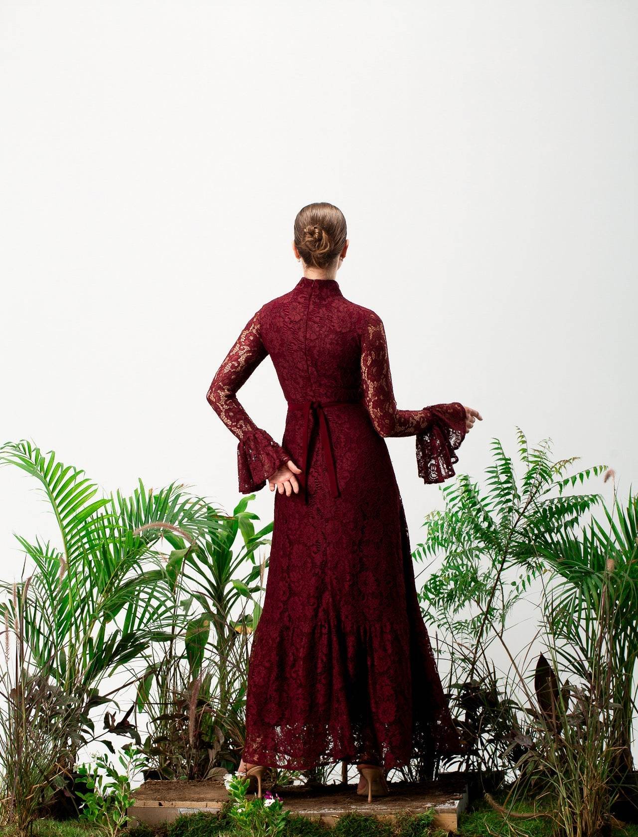 Isolde long sleeves Dress - MOONMAINS EGY