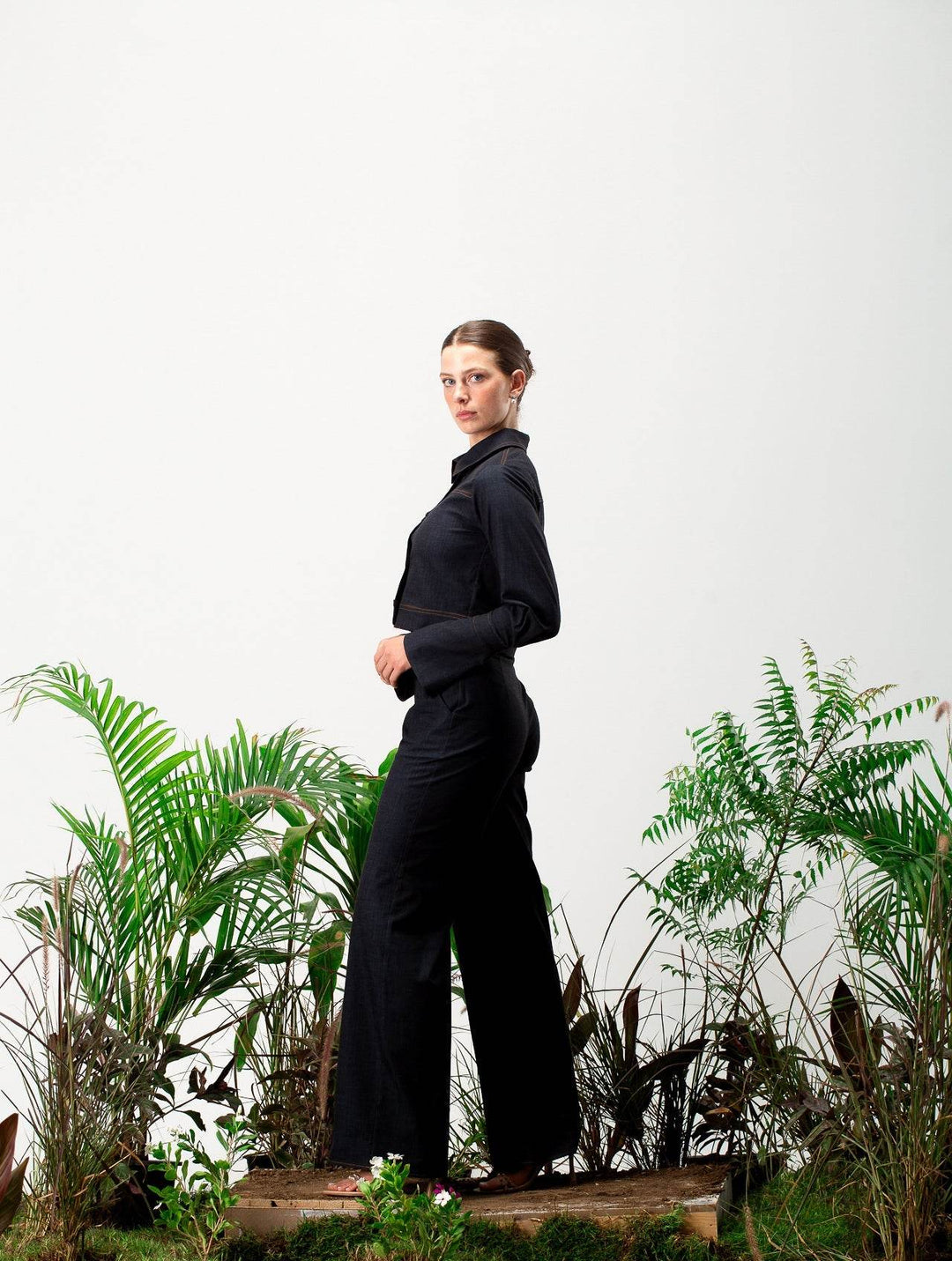 Denim Two-Pieces Set - MOONMAINS EGY