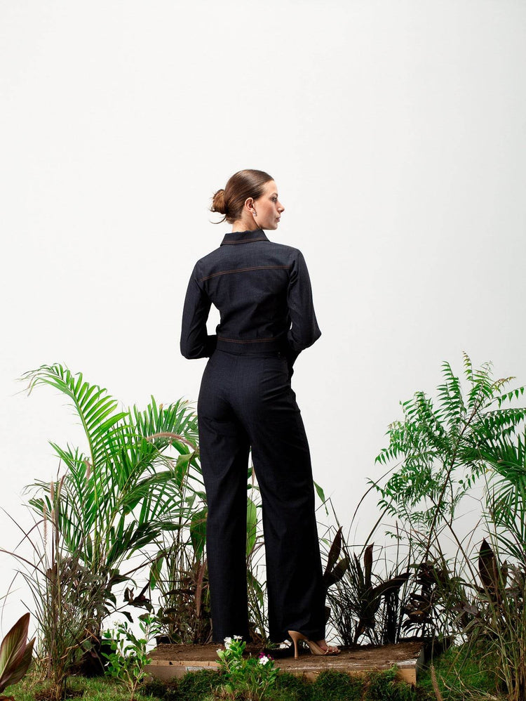 Denim Two-Pieces Set - MOONMAINS EGY