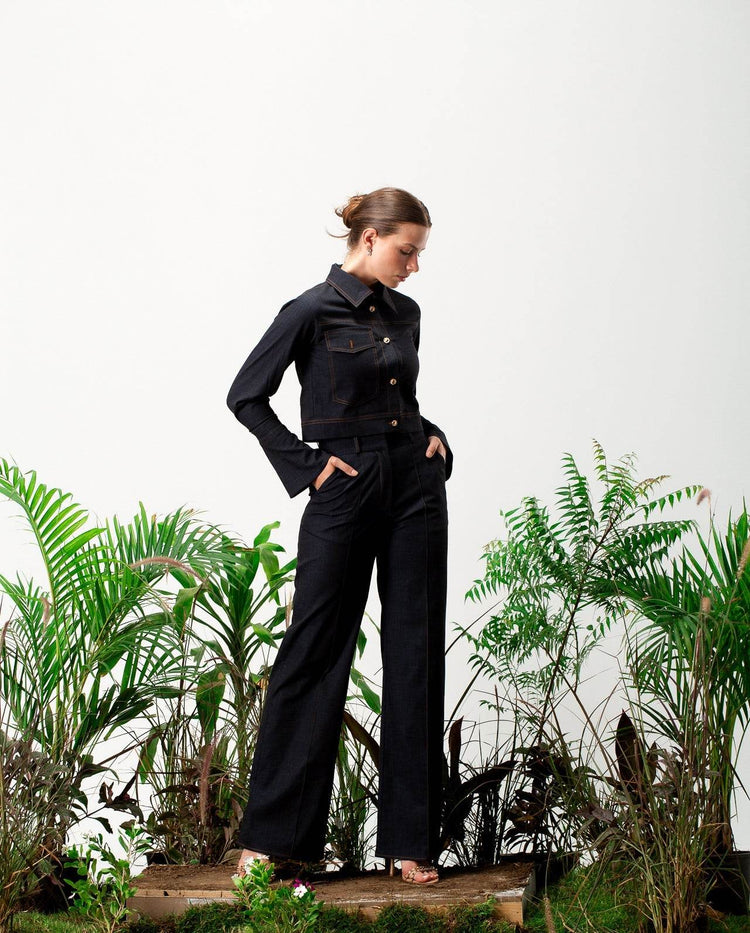 Denim Two-Pieces Set - MOONMAINS EGY