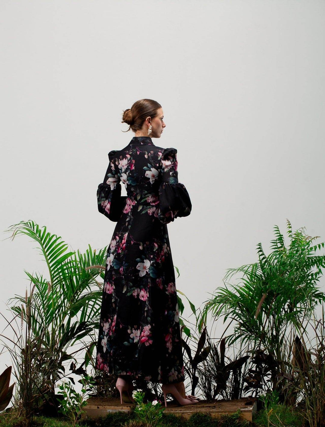 Lilwen Long Sleeves Maxi Dress - MOONMAINS EGY