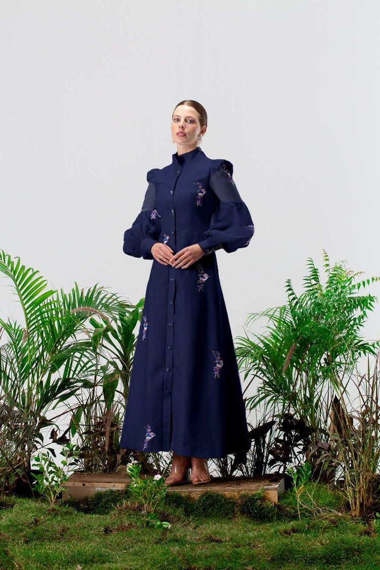 Malessia long sleeves maxi dress - MOONMAINS EGY