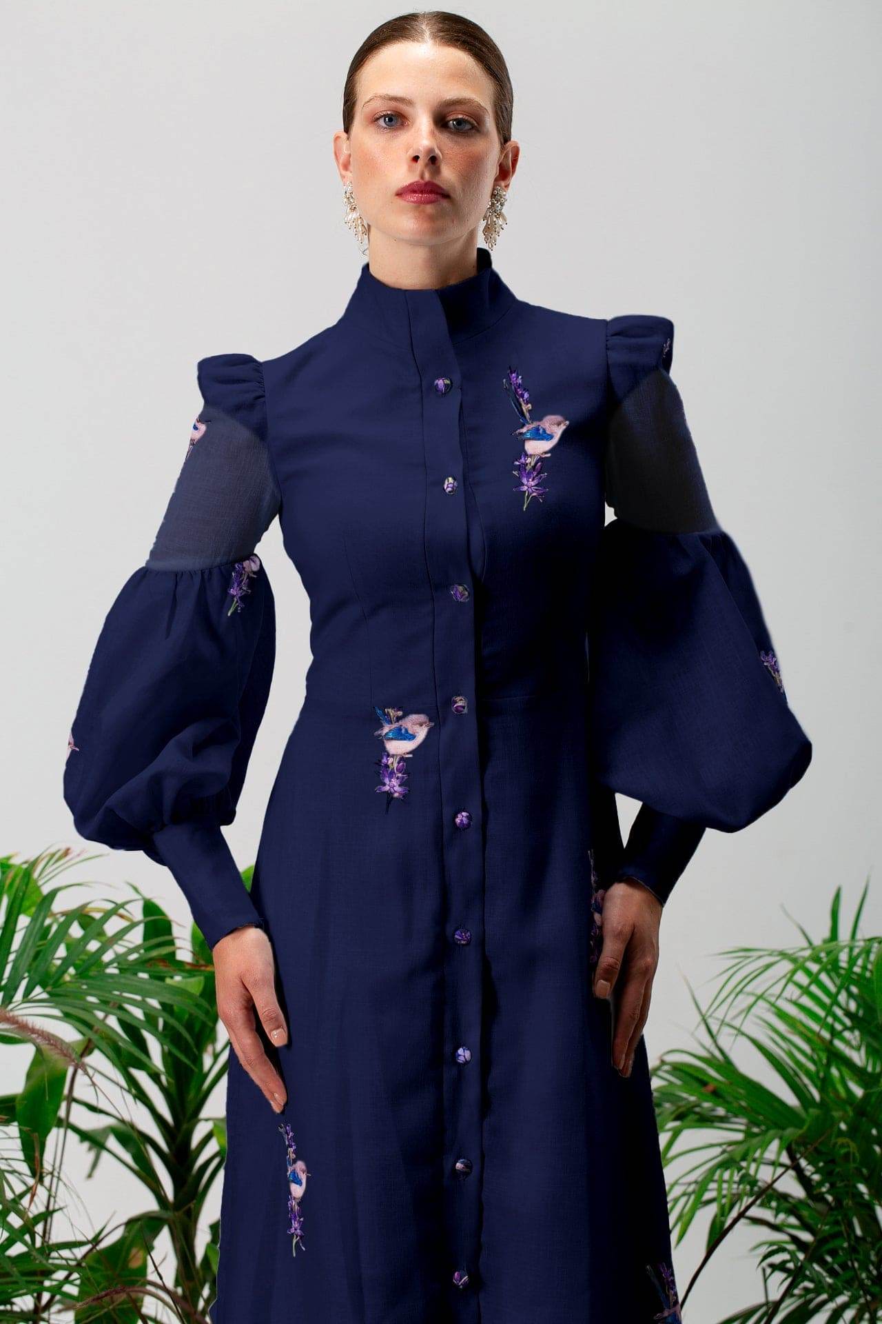 Malessia long sleeves maxi dress - MOONMAINS EGY