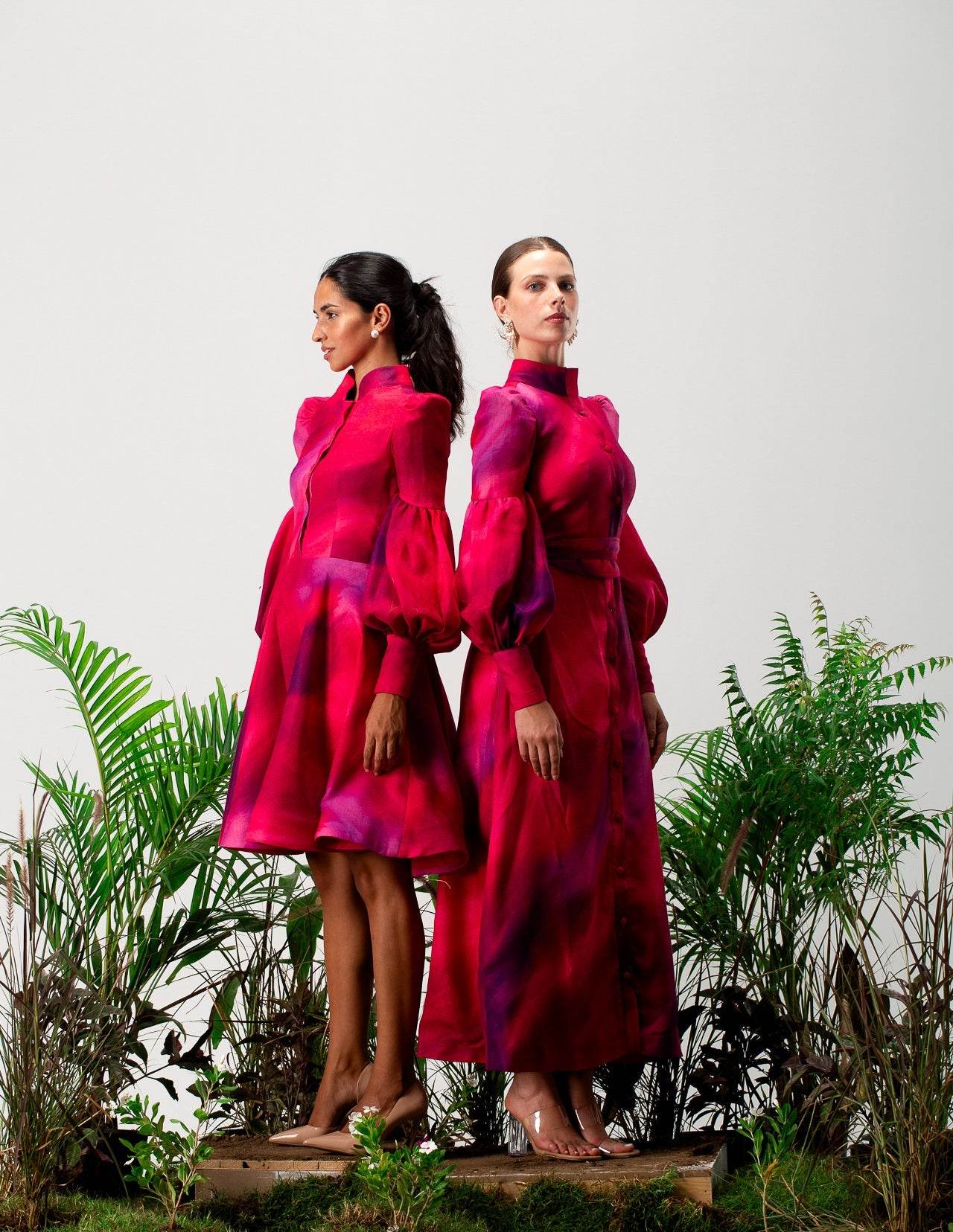 Elara long-sleeves Mini Dress - MOONMAINS EGY