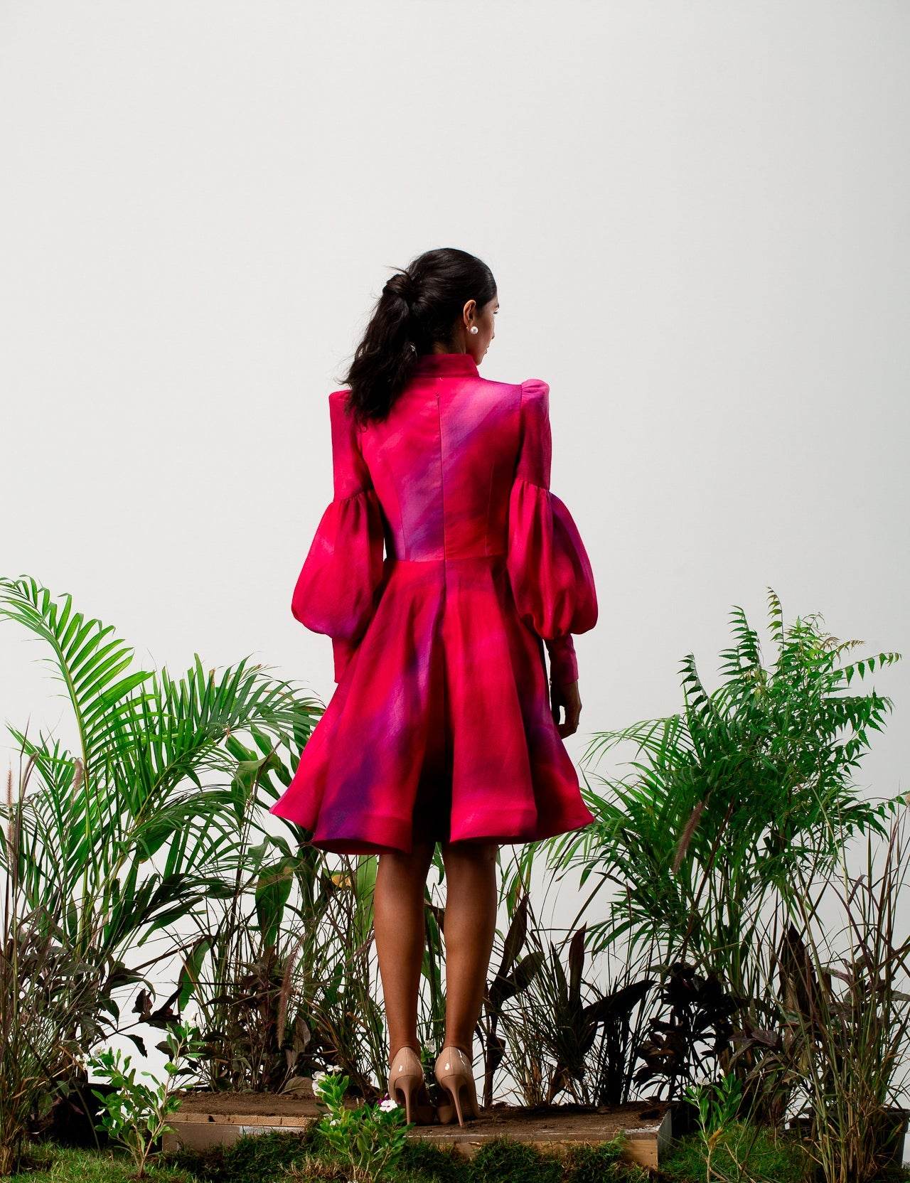 Elara long-sleeves Mini Dress - MOONMAINS EGY