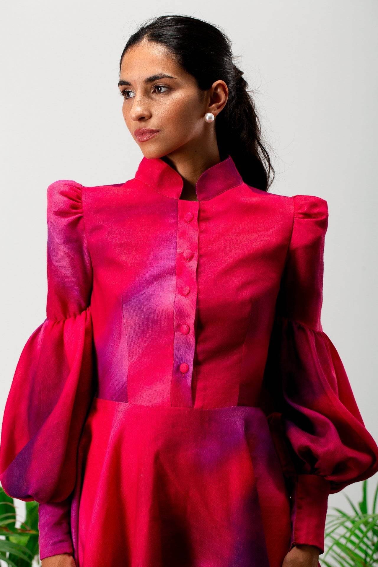 Elara long-sleeves Mini Dress - MOONMAINS EGY