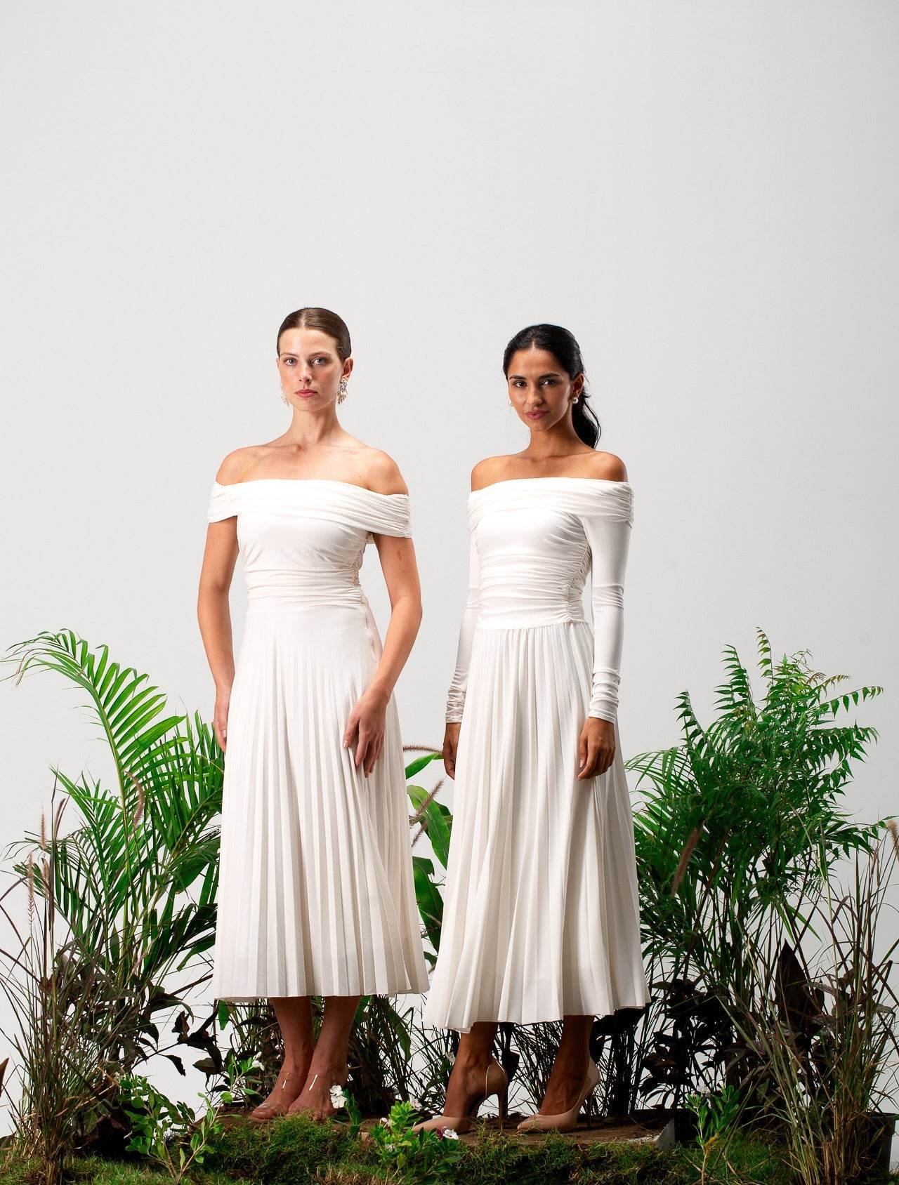 Bando Sleeveless Maxi Dress - MOONMAINS EGY