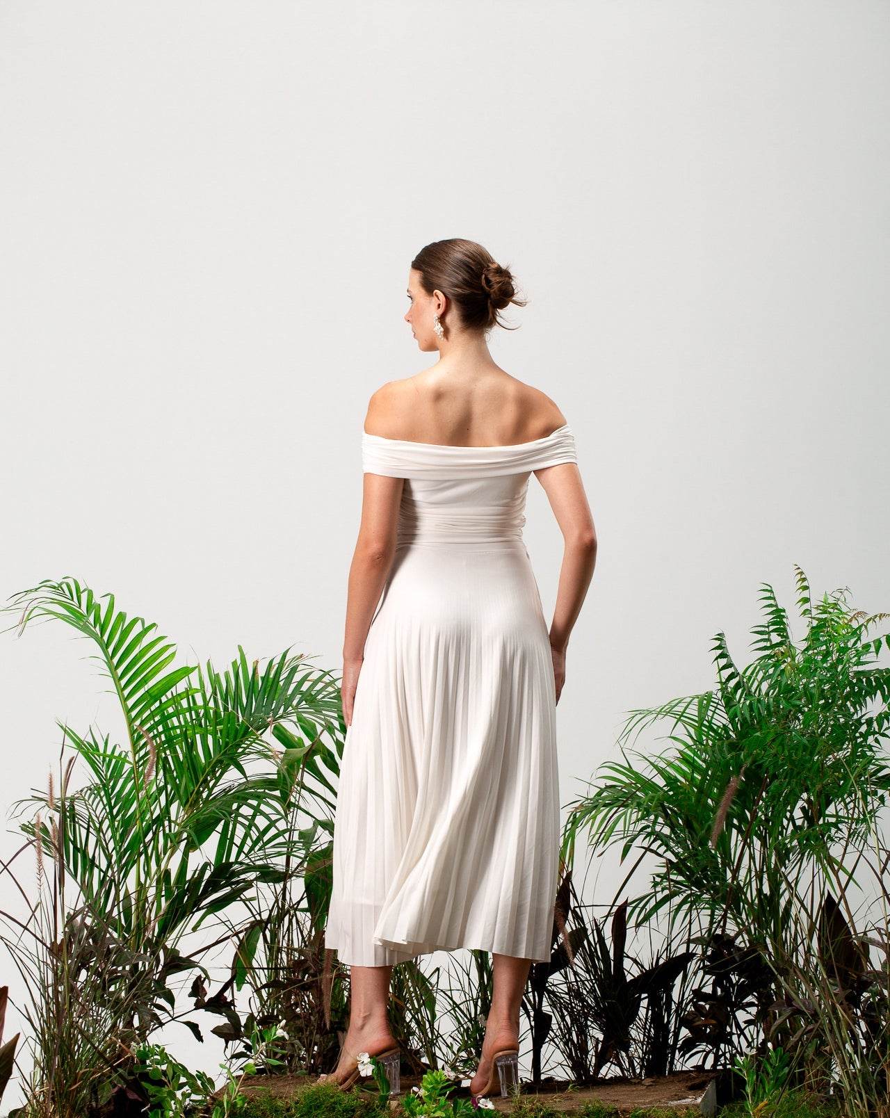 Bando Sleeveless Maxi Dress - MOONMAINS EGY